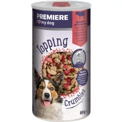   Premiere Topping Hrană pentru câini, cu vită ficat și merișoare 60 g