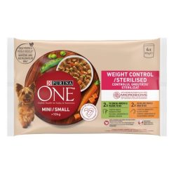   Purina One Mini Weight Control Hrană umedă pentru câini 4 x 85 g