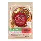 Purina One Mini Active Hrană umedă pentru câini, cu vită, cartofi și morcovi în sos 85 g