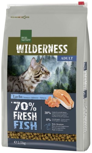 Real Nature Wilderness Hrană uscată pentru pisici adulte cu pește 2,5 kg