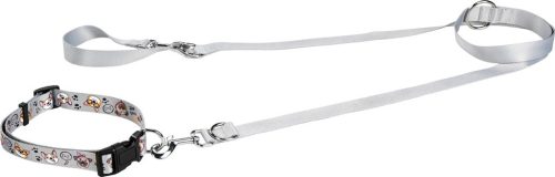 Fit+Fun Set zgardă + lesă pentru câini S 2 m