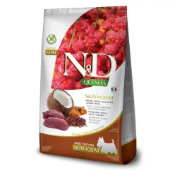   N&D Quinoa Skin & Coat Hrană uscată pentru câini adulți de talie mică, cu vânat 2,5 kg