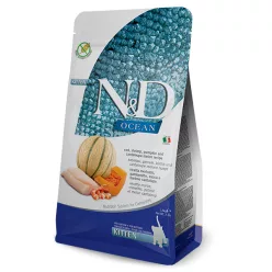   N&D Ocean Hrană uscată pentru pisoi cu cod și creveți 300 g