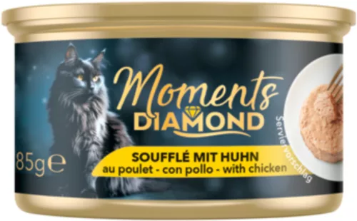Moments Diamond Hrană umedă pentru pisici adulte cu pui 85 g