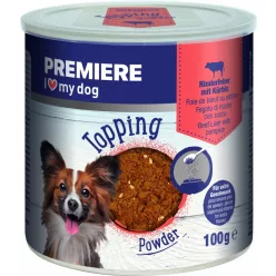   Premiere Topping pentru hrană pentru câini cu vită și dovleac 100 g