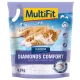 MultiFit Diamonds Comfort Așternut aglomerant din silicat pentru litieră 8 l