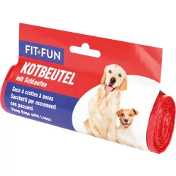 Fit+Fun Pungi igienice cu mânere pentru câini 50 buc.