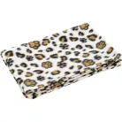 Fit+Fun Pătură din fleece, Lăbuțe de leopard M
