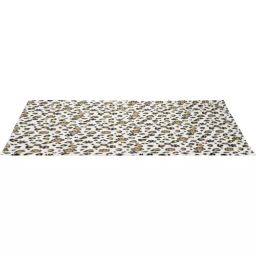 Fit+Fun Pătură din fleece, Lăbuțe de leopard M