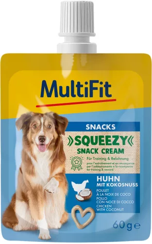 MultiFit Recompensă pentru câini, cu pui și nucă de cocos 60 ml