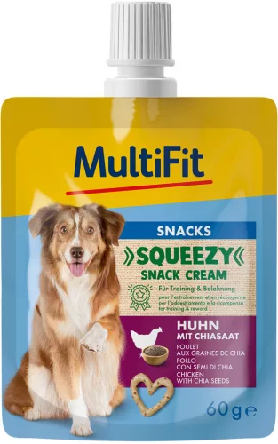 MultiFit Recompensă pentru câini, cu pui și chia 60 ml