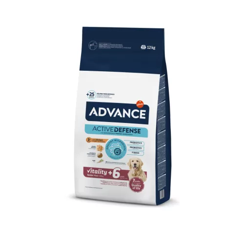 Advance Maxi Senior Vitality Hrană uscată pentru câini seniori cu pui 12 kg