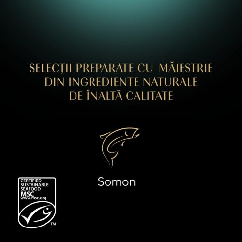 Sheba Nature's Collection Hrană umedă pentru pisici adulte, cu somon în sos 85 g