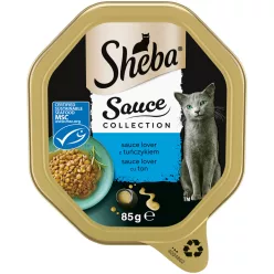 Sheba Sauce Lover Hrană umedă pentru pisici cu ton 85 g