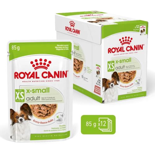 Royal Canin X-Small Adult Hrană umedă pentru câini, în sos 85 g
