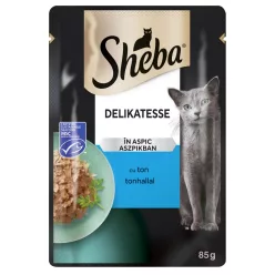   Sheba Hrană umedă pentru pisici adulte cu ton în aspic 85 g