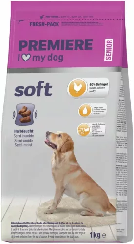 Premiere Soft Hrană uscată pentru câini seniori cu pasăre 1 kg
