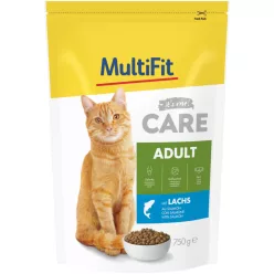 MultiFit Care Hrană uscată pentru pisici cu somon 750 g
