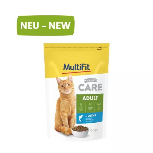 MultiFit Care Hrană uscată pentru pisici cu somon 750 g
