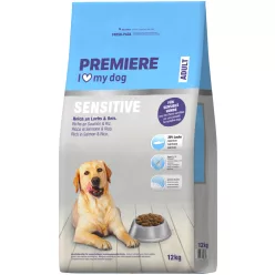   Premiere Sensitive Hrană uscată pentru câini adulți cu somon și orez 12 kg