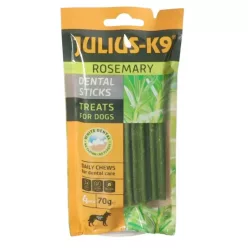   Julius K9 Dental Sticks Recompensă pentru câini cu rozmarin 70 g