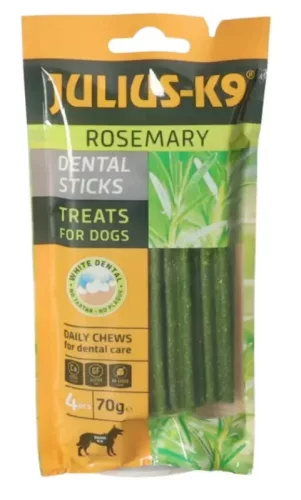 Julius K9 Dental Sticks Recompensă pentru câini cu rozmarin 70 g