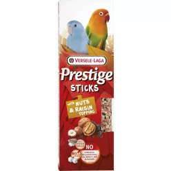   Versele-Laga Batoane pentru peruși și papagali mici, cu nuci și stafide 2 x 30 g