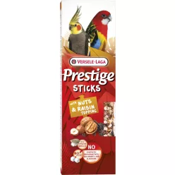   Versele-Laga Batoane pentru nimfe și papagali mari, cu nuci și stafide 2 x 70 g