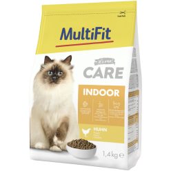   MultiFit Care Hrană uscată pentru pisici de apartament cu pui 1,4 kg