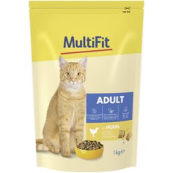 MultiFit Hrană uscată pentru pisici adulte, cu pui 1kg