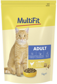 MultiFit Hrană uscată pentru pisici adulte, cu pui 1kg