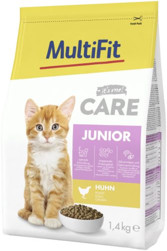 MultiFit Care Junior Hrană uscată pentru pisici, cu pui 1,4 kg