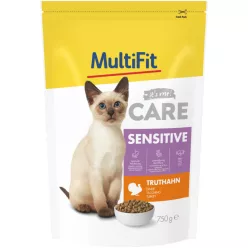   MultiFit Care Sensitive Hrană uscată pentru pisici cu curcan 750 g