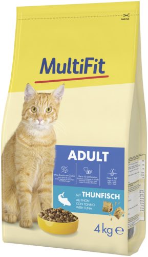 MultiFit Adult Hrană uscată pentru pisici, cu ton 4 kg