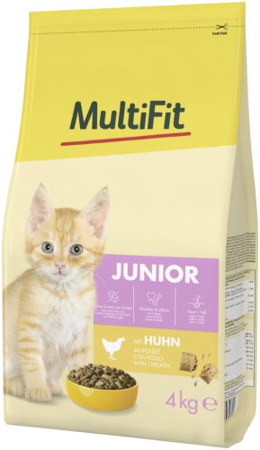 MultiFit Classic Junior Hrană uscată pentru pisici, cu pui 4 kg