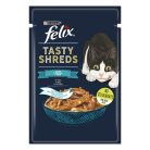 Felix Tasty Shreds Hrană umedă pentru pisici, cu ton în sos 80 g