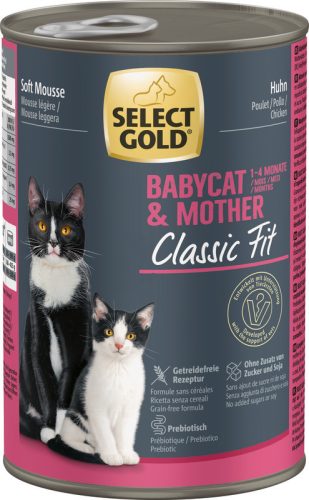 Select Gold Hrană umedă pentru pisici mama și puiul , cu pui 400 g