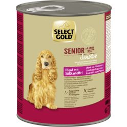   Select Gold Sensitive Hrană umedă pentru câini seniori cu carne de cal și cartof 800 g