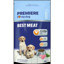   Premiere Best Meat Hrană uscată pentru câini juniori cu pasăre 4 kg
