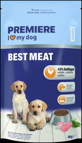 Premiere Best Meat Hrană uscată pentru câini juniori cu pasăre 4 kg