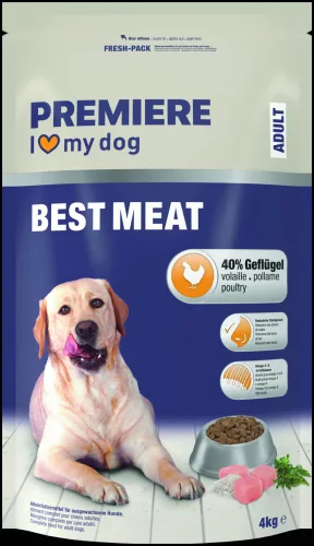 Premiere Best Meat Hrană uscată pentru câini adulți cu pui 4 kg 