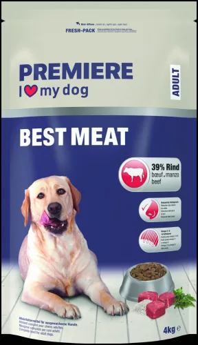 Premiere Best Meat Hrană uscată pentru câini adulți cu vită 4 kg