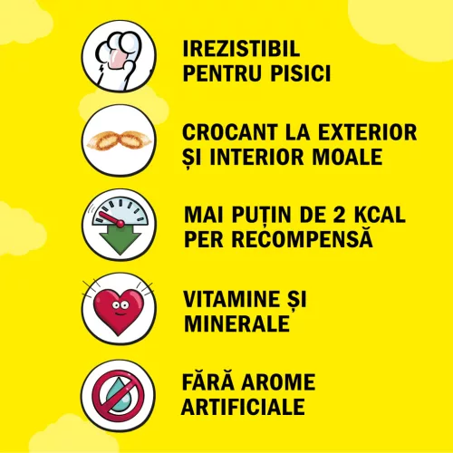 Dreamies Recompense pentru pisici cu brânză delicioasă 180 g 