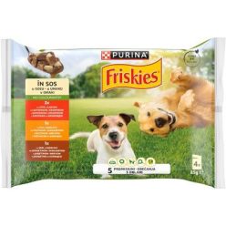 Friskies Hrană umedă pentru câini adulti 4 x 85g