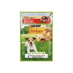   Friskies Hrană umedă pentru câini adulti, cu vită și cartofi în sos 85g