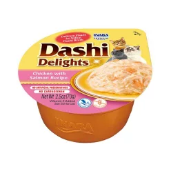   Ciao Dashi Delights Recompensă pentru pisici cu pui și somon 70 g