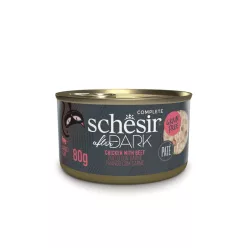   Schesir After Dark Hrană umedă completă pentru pisici adulte cu pui și vită 80 g