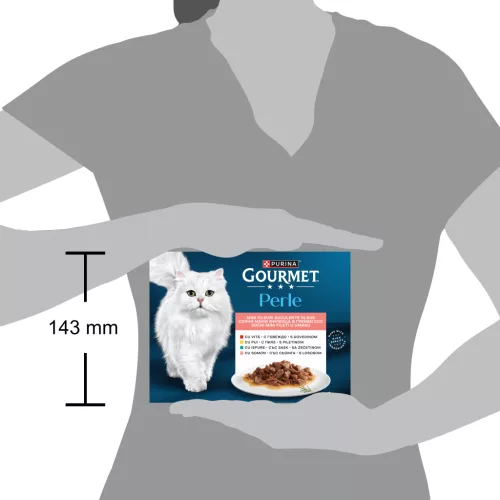 Gourmet Perle Hrană umedă pentru pisici mini fileuri în sos 12x85 g