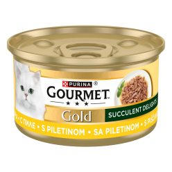   Gourmet Gold Delicii Suculente Hrană umedă pentru pisici, cu pui 85 g