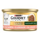 Gourmet Gold Delicii Suculente Hrană umedă pentru pisici, cu somon 85 g